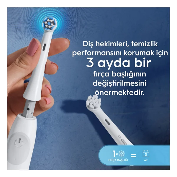 Oral-B İo Gentle Care Beyaz Diş Fırçası Yedek Başlığı 4 Adet Yumuşak Kıllarla Hassas Temizlik - Görsel 5