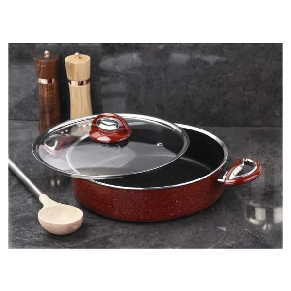 Taç Titan 26 Cm Basık Granit Tencere - Görsel 8