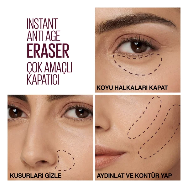 Maybelline New York Instant Anti Age Eraser Nude 6.8 Ml Kapatıcı - Görsel 4