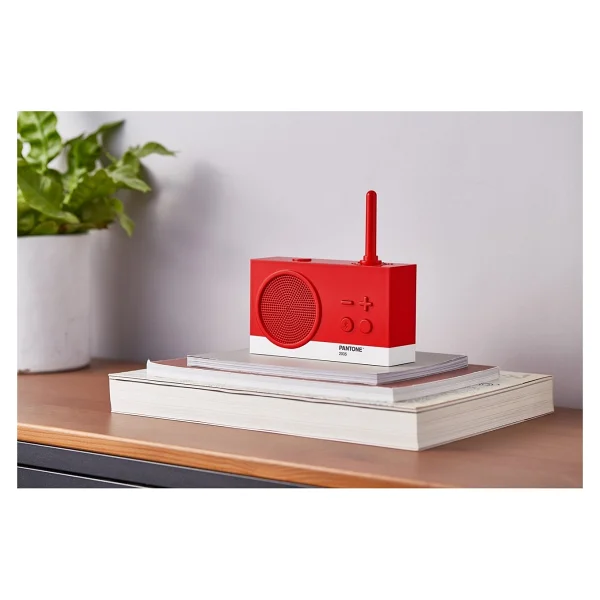 Lexon Tykho 3 X Pantone Kırmızı Bluetooth Hoparlör - Görsel 6