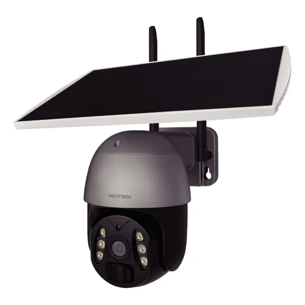 Neutron Ntl-Pt-10-4gwos-3mp 3 Mp 360 Derece Güneş Enerjili Gece Görüşlü 4g Ip Güvenlik Kamerası - Görsel 2