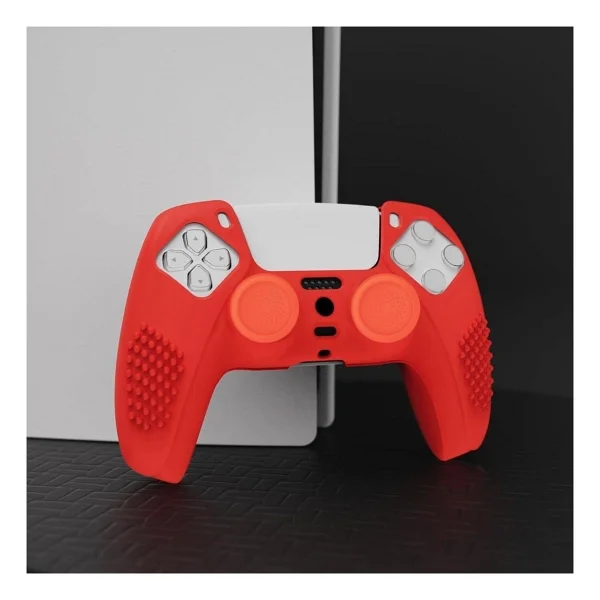 Cosmostech PS5 Controller Joystick Oyun Kolu Gamepad Uyumlu Silikon + 8'li Analog Koruyucu T - Görsel 4