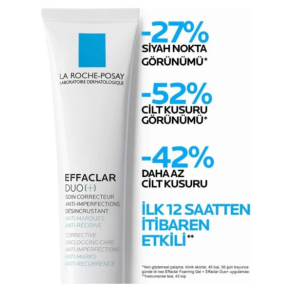 La Roche-Posay Effaclar Duo+ M Unifiant Medium Renkli Kapatıcı 40 Ml Akne Kremi - Görsel 7