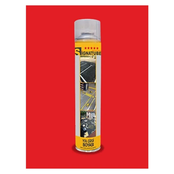 Signatekma Safetyline Spray Yol Çizgi Boyası 750ml Beyaz - Görsel 4