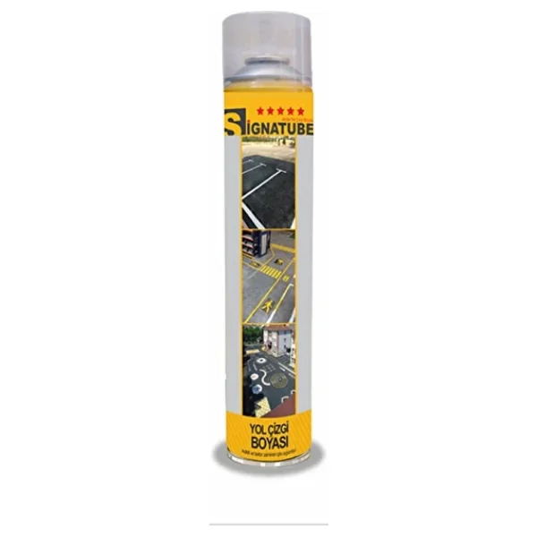 Signatekma Safetyline Spray Yol Çizgi Boyası 750ml Beyaz - Görsel 8