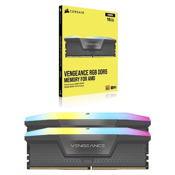Corsair Vengeance RGB 32 GB (2x16) 6400 MHz Cl36 Cmh32gx5m2b6400z36 DDR5 RAM - Görsel 5