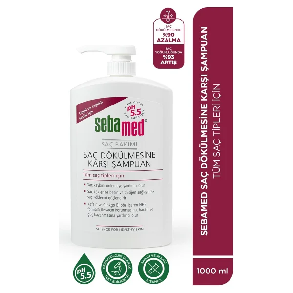 Sebamed 1000 Ml Saç Dökülmesine Karşı Şampuan - Görsel 3