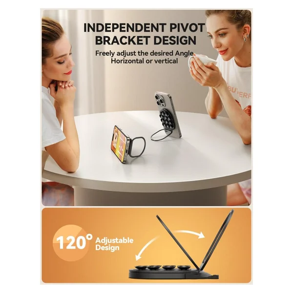 Joyroom Jr-Zs418 Vantuzlu Manyetik Telefon Tutucu - Görsel 3