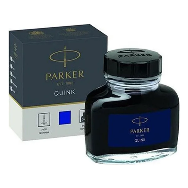 Parker Quink Şişe Mürekkep Mavi 1950376 - Görsel 3