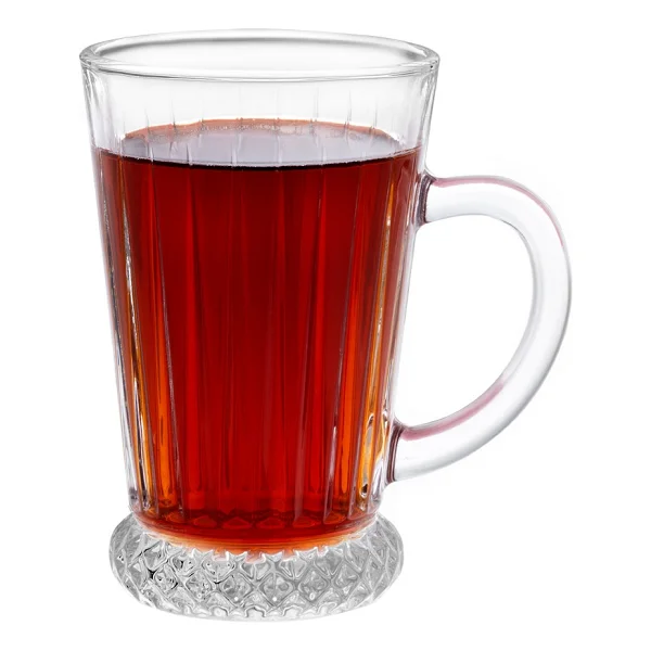 Madame Coco Madeleine 4'lü Çay Fincanı Seti - Şeffaf - 210 Ml - Görsel 3