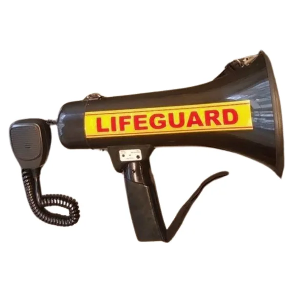 Captain Cousto Cankurtaran Megafon - Mayklı- Şarjlı- 120 Watt - Görsel 4