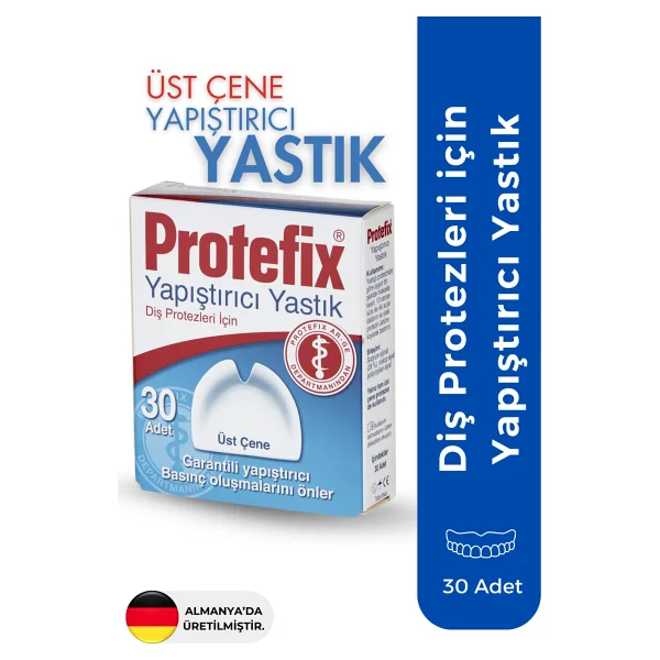 Protefix Üst Çene Diş Protezi Yapıştırıcı Yastık, İpek Dokulu Ve Aromasız, Güçlendirici Etkili, 30 Adet - Görsel 6