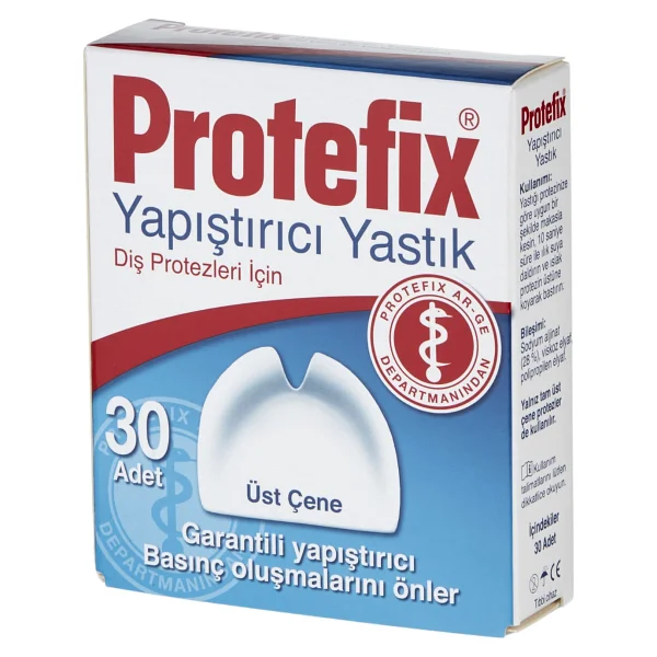 Protefix Üst Çene Diş Protezi Yapıştırıcı Yastık, İpek Dokulu Ve Aromasız, Güçlendirici Etkili, 30 Adet - Görsel 5