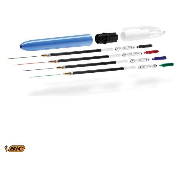 Bic 4 Colours Medium 12'li Kutu Tükenmez Kalem - Görsel 9