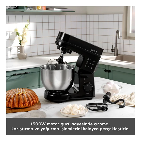 Karaca Maestrochef Stella 1500 W 5 Lt Hamur Yoğurma Makinesi - Görsel 10