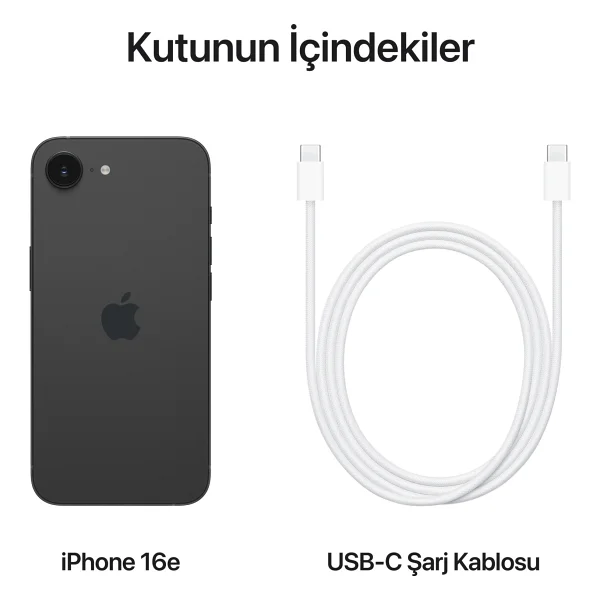 iPhone 16e 128 GB Siyah - Görsel 9