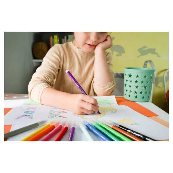 Bic Kid Couleur Ultra Yıkanabilir 24'lü Keçeli Kalem Seti - Görsel 6