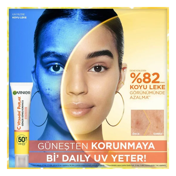 Garnier C Vitamini Işıltılı Doku 40 Ml 50 Faktör Renkli Güneş Kremi - Görsel 2