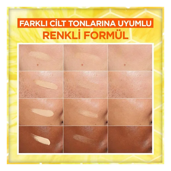 Garnier C Vitamini Işıltılı Doku 40 Ml 50 Faktör Renkli Güneş Kremi - Görsel 4