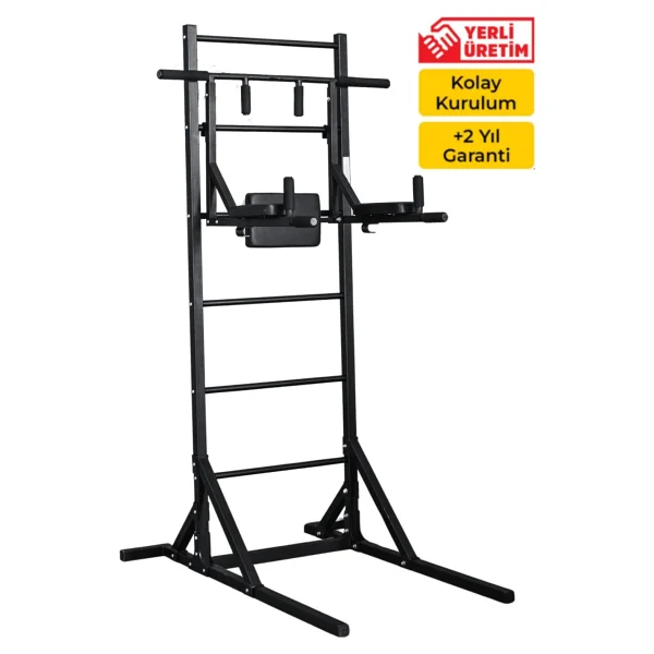 Duruh Spor Ayaklı Isveç Duvarı - Barfiks - Dips - Merdiven Spor Aleti - Görsel 10