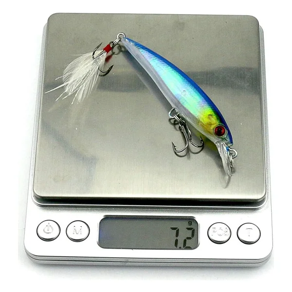 Valkyrie 10 Adet 9cm 7.2gr Tüylü Minnow Rapala Suni Spin Olta Balık Yemi - Görsel 5