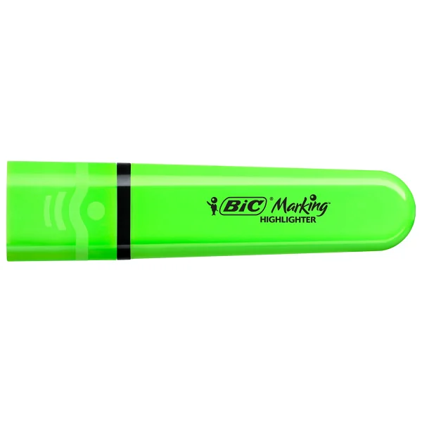 Bic Marking Flat Highlighter 12'li Yeşil Fosforlu Kalem - Görsel 9
