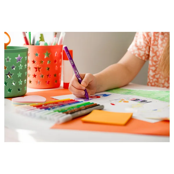 Bic Kid Couleur Ultra Yıkanabilir 12'li Keçeli Kalem Seti - Görsel 6