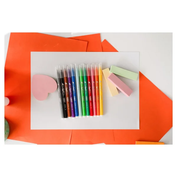 Bic Kid Couleur Ultra Yıkanabilir 12'li Keçeli Kalem Seti - Görsel 7