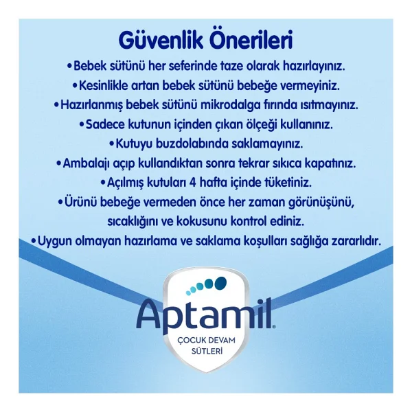 Aptamil 1 Bebek Sütü 1200 Gr - Görsel 8