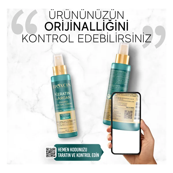 Bioxcin Keratin & Argan Onarıcı 150 Ml Sıvı Saç Kremi - Görsel 8