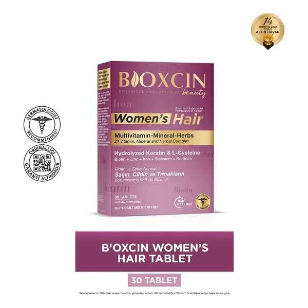 Bioxcin Women's Hair 30 Tablet - Görsel 10