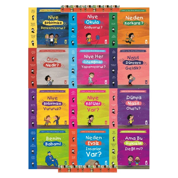 Yaman Ve Onun Bitmek Bilmeyen Soruları Seti Kutulu 12 Kitap - Gwenaelle Boulet - Görsel 3