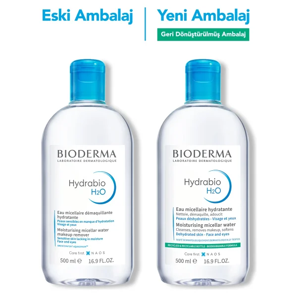 Bioderma Hydrabio H2o Micellar 500 Ml 2 Adet Yüz Temizleme Suyu - Görsel 3