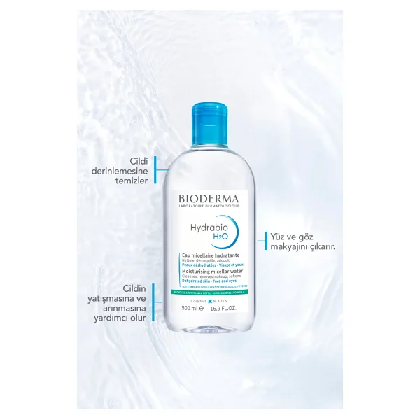 Bioderma Hydrabio H2o Micellar 500 Ml 2 Adet Yüz Temizleme Suyu - Görsel 5