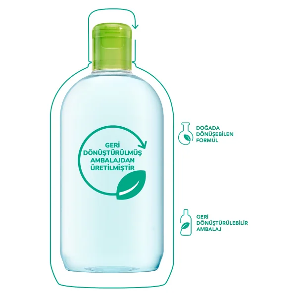 Bioderma Sebium H2O Micellar 500 ml Yüz Temizleme Suyu - Görsel 7