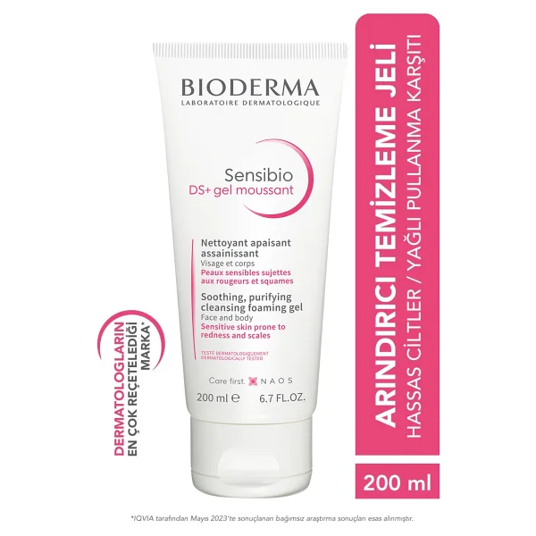 Bioderma Sensibio Ds+ 200 Ml Yüz Temizleme Jeli - Görsel 4