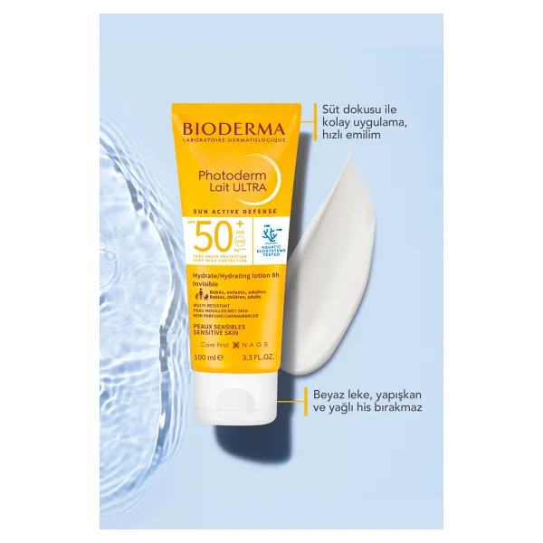 Bioderma Photoderm Lait Ultra 100 Ml 50 Faktör Güneş Kremi - Görsel 5