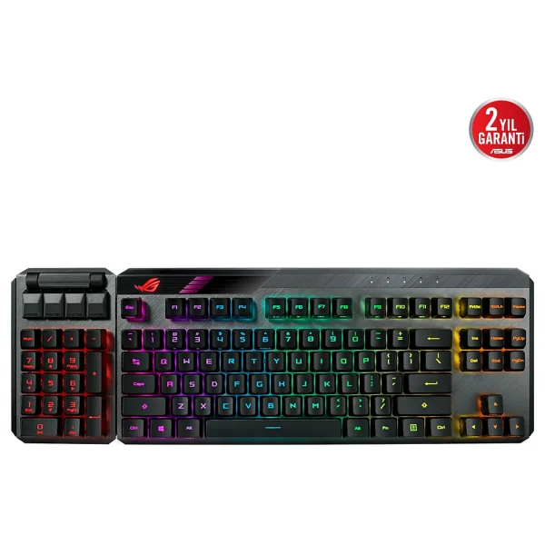 Asus Rog Claymore Iı RGB Red Switch Kablolu/Kablosuz Mekanik Oyuncu Klavyesi - Görsel 3