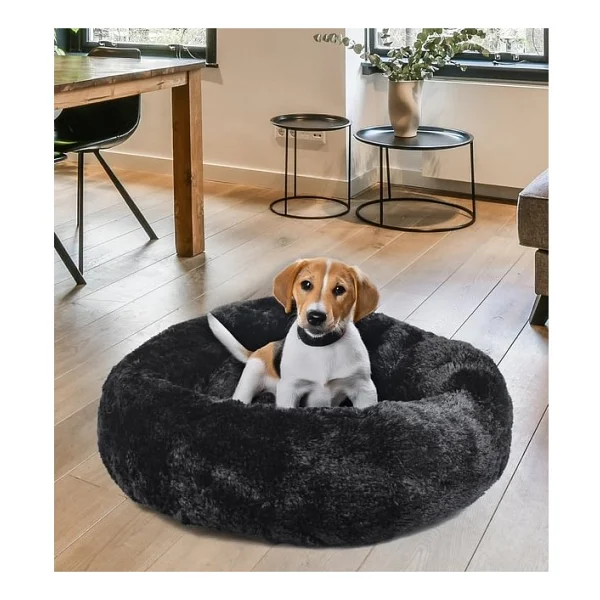 Pabtex Peluşçu Dayı Peluş Köpek Yatağı - Yumuşak Ve Konforlu Evcil Hayvan Yatağı - Gri - Görsel 9