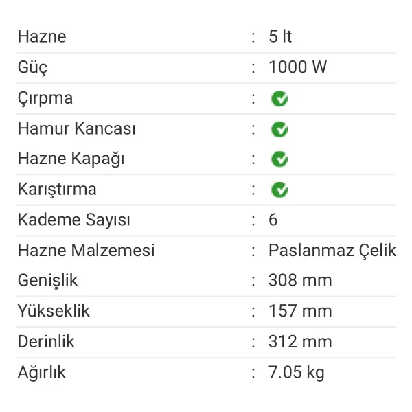 Fakir Culina Chef Rose 1000 W 5 lt Mutfak Şefi - Görsel 3