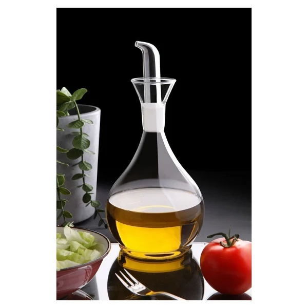 Morponi Tombul Borosilikat Cam Yağlık 900 Ml 1 Adet - Şeffaf - Görsel 3