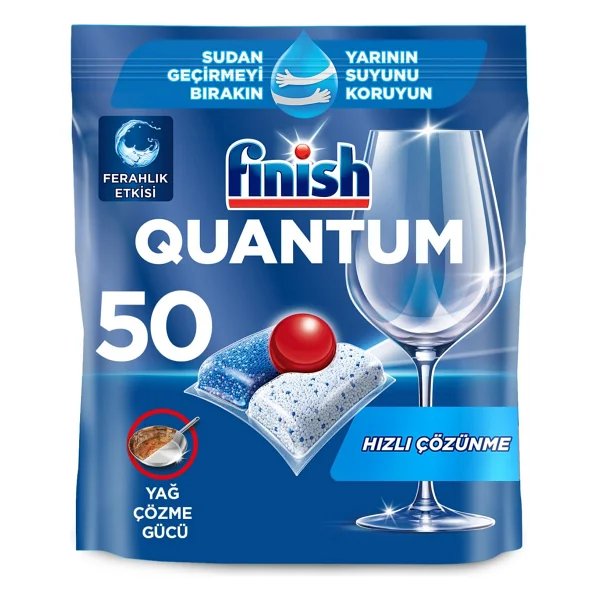 Finish Quantum Bulaşık Makinesi Tableti 50'li - Görsel 2