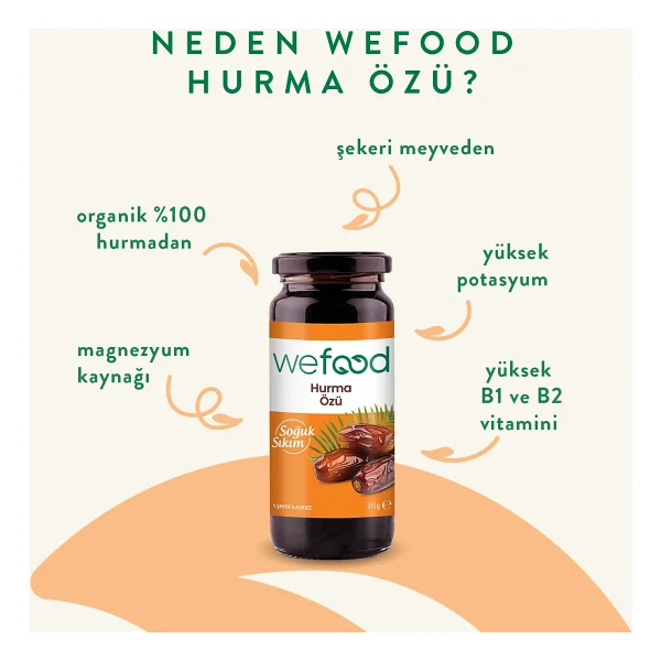 Wefood Hurma Özü 315 Gr 2'li - Görsel 2