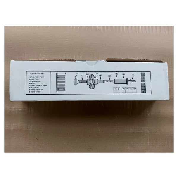Şimaş 50x100 Cm 14 Borulu Düz Krom Havlupan - Görsel 4