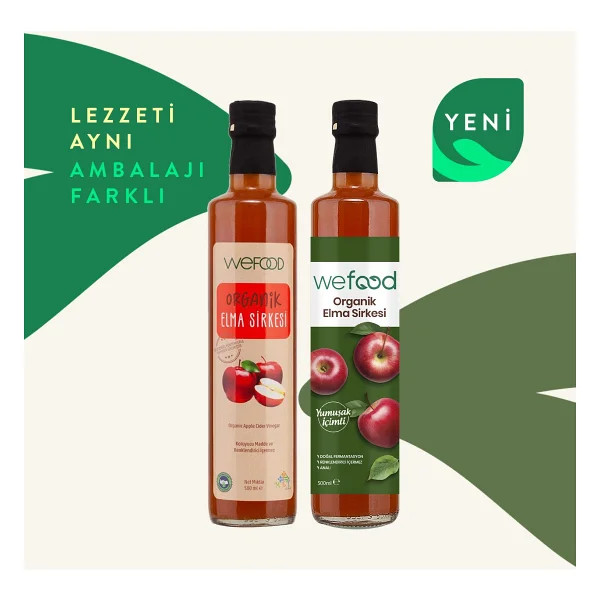 Wefood Organik Elma Sirkesi 500 Ml 4'lü - Görsel 2