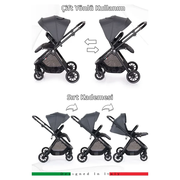 Prego 2029 Venüs Premium Travel Sistem Bebek Arabası - Görsel 3