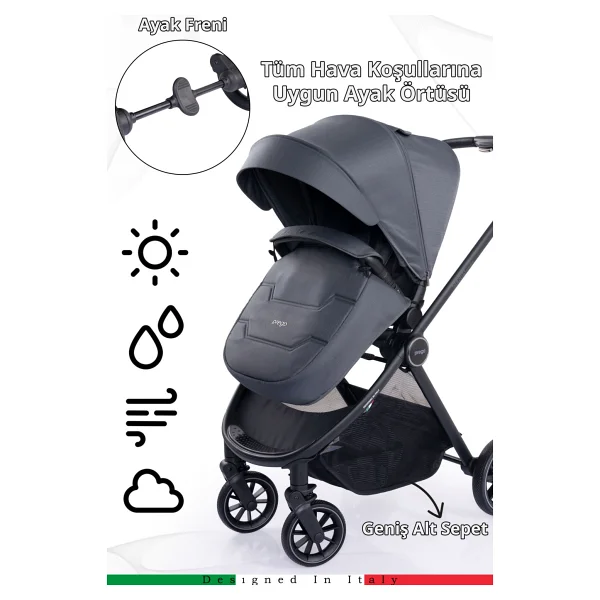 Prego 2029 Venüs Premium Travel Sistem Bebek Arabası - Görsel 6