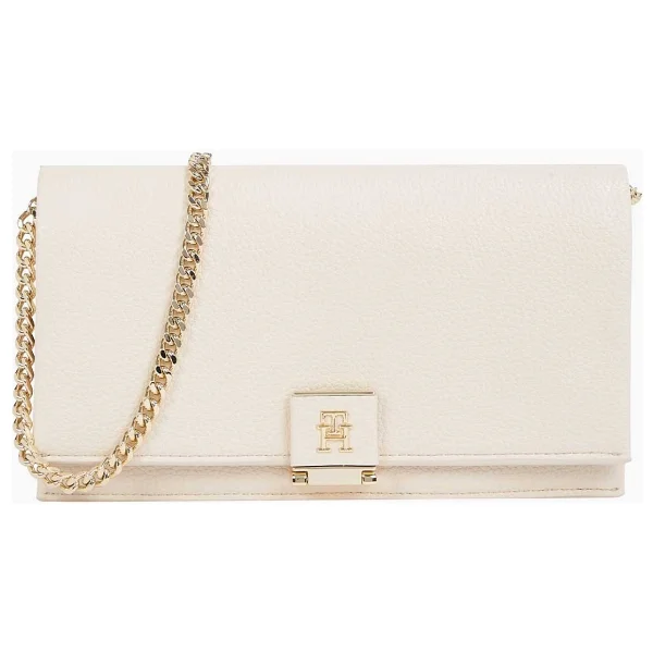 Tommy Hilfiger Heritage Flap Chain Çapraz Askılı Çanta - Siyah - Görsel 7