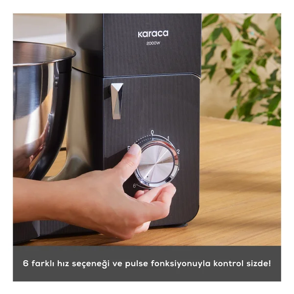 Karaca Multichef Ultra 8 Lt Antrasit 2000 W Stand Mikser - Görsel 5