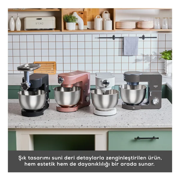 Karaca Multichef Ultra 8 Lt Antrasit 2000 W Stand Mikser - Görsel 8